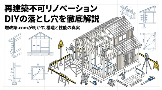 空き家DIYリノベの落とし穴｜再建築不可で耐震等級3にするにはプロが必要な理由