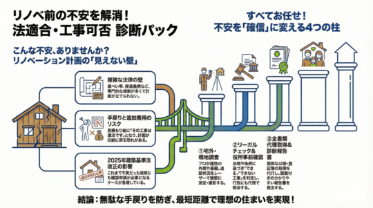 リノベ前『法適合・工事可否　診断パック』