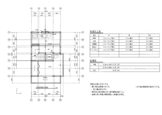 江東区　戸建てリフォーム　金物位置
