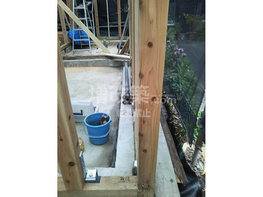 ブロック基礎・大谷石基礎の補強（脱型後）