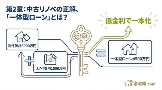  中古リノベの正解、「一体型ローン」とは？