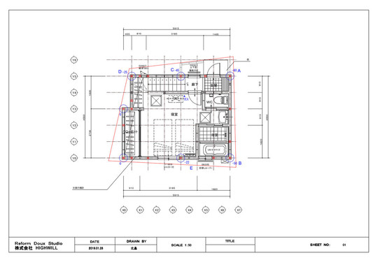 ジャッキアップによる建物の傾き補正