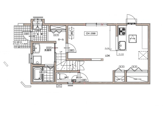 神戸市灘区　戸建フルリフォーム　新規図面