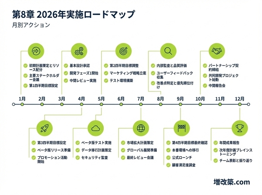 2026年実施ロードマップ（月別アクション）