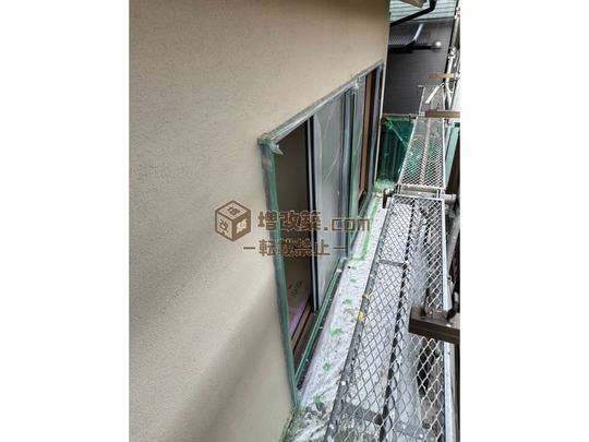 ハーフスケルトン　外壁工事