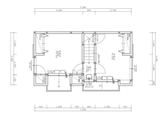 東京都文京区　M様邸　既存平面図