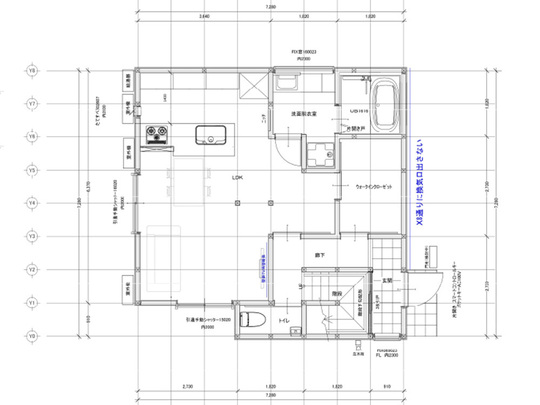 板橋区S様邸　新規平面図
