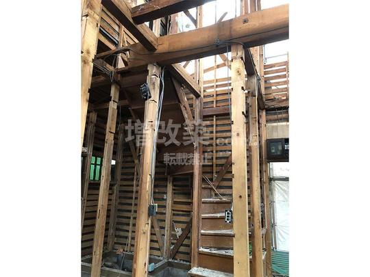 東京都三鷹市　Y様邸　解体後の躯体チェック