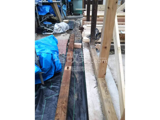 施工前　布基礎