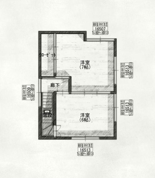 東京都渋谷区　T様邸　既存平面図