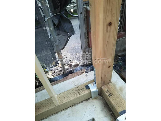 ブロック基礎・大谷石基礎の補強（脱型後）