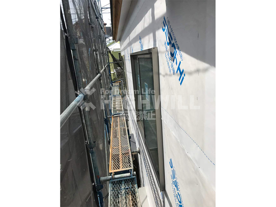 戸建スケルトンリフォーム　外壁工事