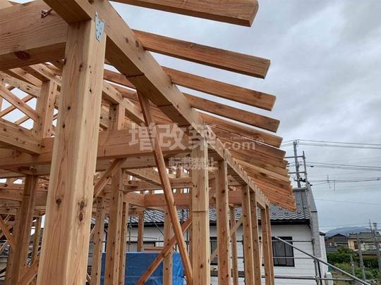 新潟県新発田市　TH様邸　建て方工事