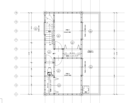 目黒区M様　新規平面図