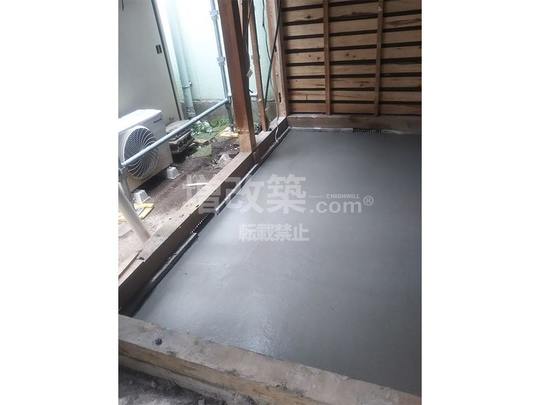 東京都新宿区U様邸　基礎工時