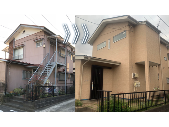 2世帯住宅へのスケルトンリフォームの事例 大阪市天王寺区k様邸 戸建てフルリフォームなら増改築 Com 2世帯住宅へのスケルトンリフォームの事例 大阪市天王寺区k様邸 戸建てフルリフォームなら増改築 Com