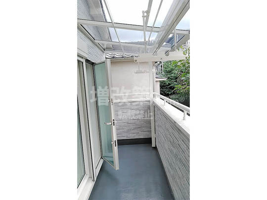 東京都墨田区　竣工ベランダ