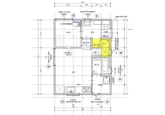 品川区　S様邸　改修後平面図