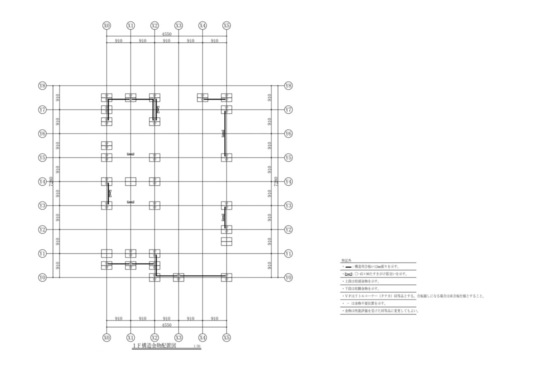 東京都渋谷区　T様邸　補強図