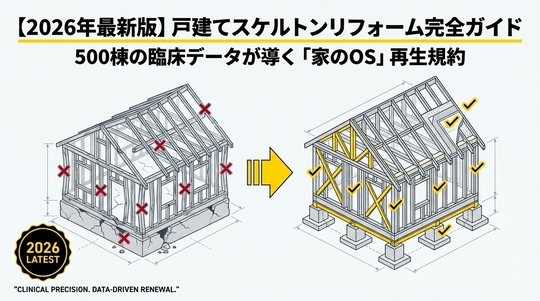 スケルトンリフォームで生まれ変わった住宅