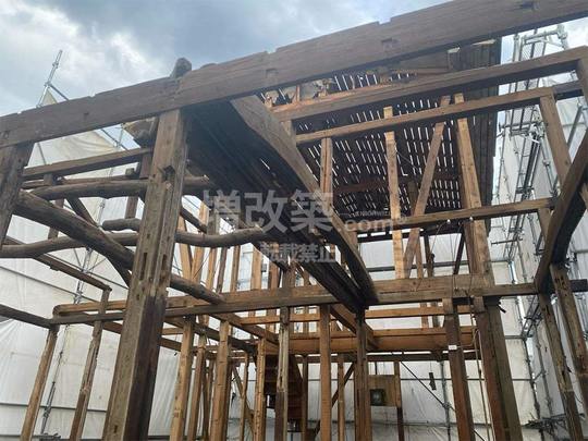 東京都三鷹市　Y様邸　解体後の躯体チェック