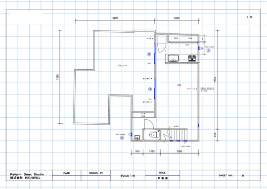 渋谷区O様邸_新規平面図