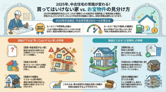買ってはいけない中古住宅の見分け方【2025年法改正対応】 ｜5000棟リノベのプロが徹底解説