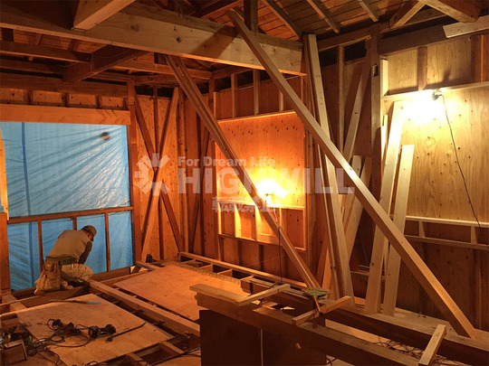 横浜市T様邸_木工事