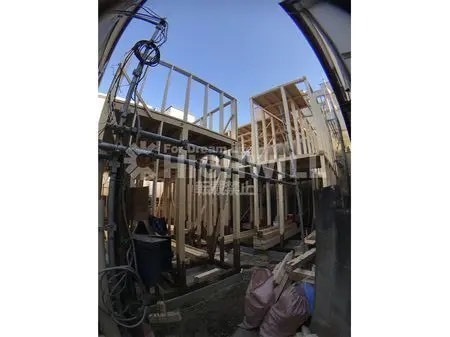 木造躯体ジャッキアップ後の基礎新設