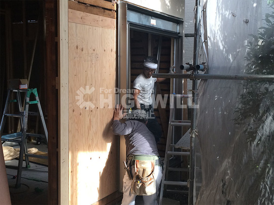 横浜市H様邸_サッシ