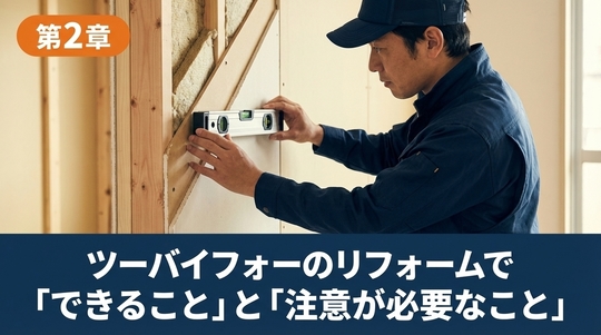 ツーバイフォー住宅のリフォーム・リノベーション完全ガイド