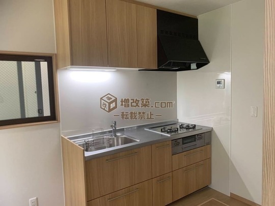 ハーフスケルトン　新規キッチン