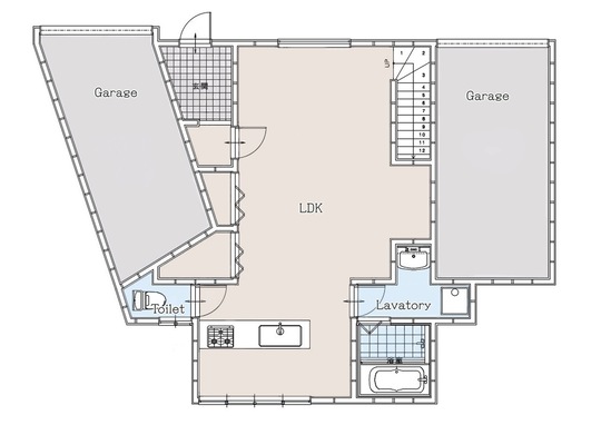 戸建（一軒家）フルリフォーム　新規1階図面