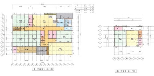 静岡県磐田市K様邸　既存平面図
