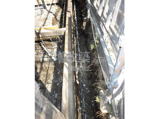 ブロック基礎・大谷石基礎の補強（ダブル配筋）