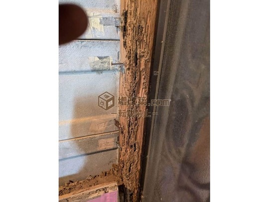 ハーフスケルトン　柱の腐食