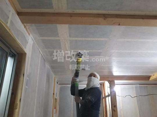 目黒区M様　断熱工事セルロースファイバー