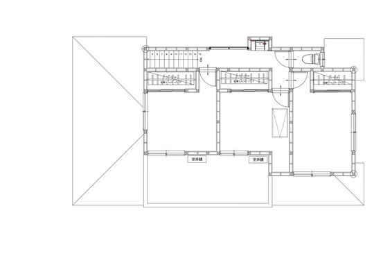 足立区　戸建フルリノベーション　新規2階図面