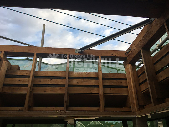 屋根を屋上ルーフバルコニーテラスリフォーム