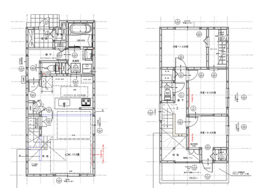 墨田区　戸建てリノベーション竣工図