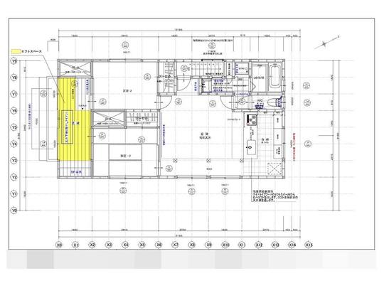 鹿児島市E様邸　新規平面図