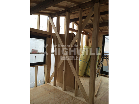 中央区林様邸_木工事