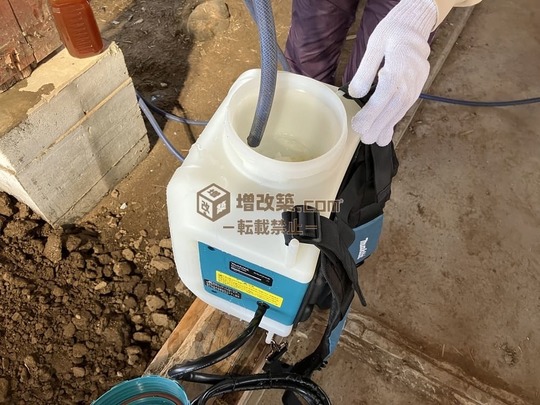 EM活性液の土壌散布