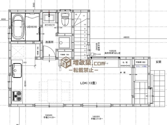 墨田区K様邸　新規図面