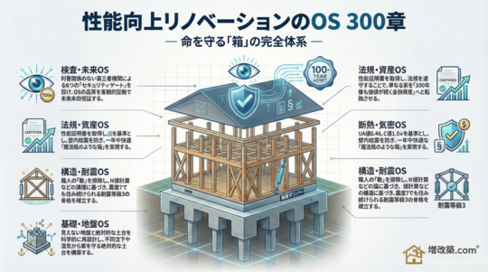 性能向上リノベーションのOS 300章 ― 命を守る「箱」の完全体系