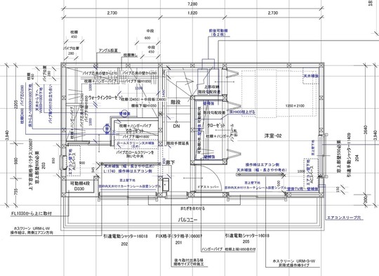 東京都文京区　M様邸　新規平面図