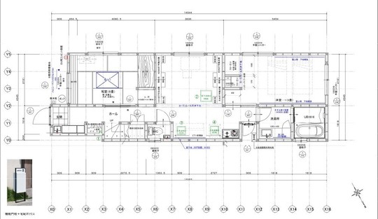 中央区　S様邸　平面図